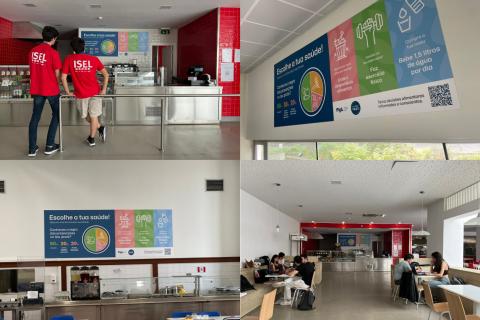PASS-IPL desenvolve painéis informativos para os espaços de alimentação do IPL PASS-IPL desenvolve painéis informativos para os espaços de alimentação do IPL