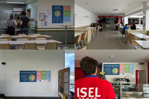 PASS-IPL desenvolve painéis informativos para os espaços de alimentação do IPL PASS-IPL desenvolve painéis informativos para os espaços de alimentação do IPL